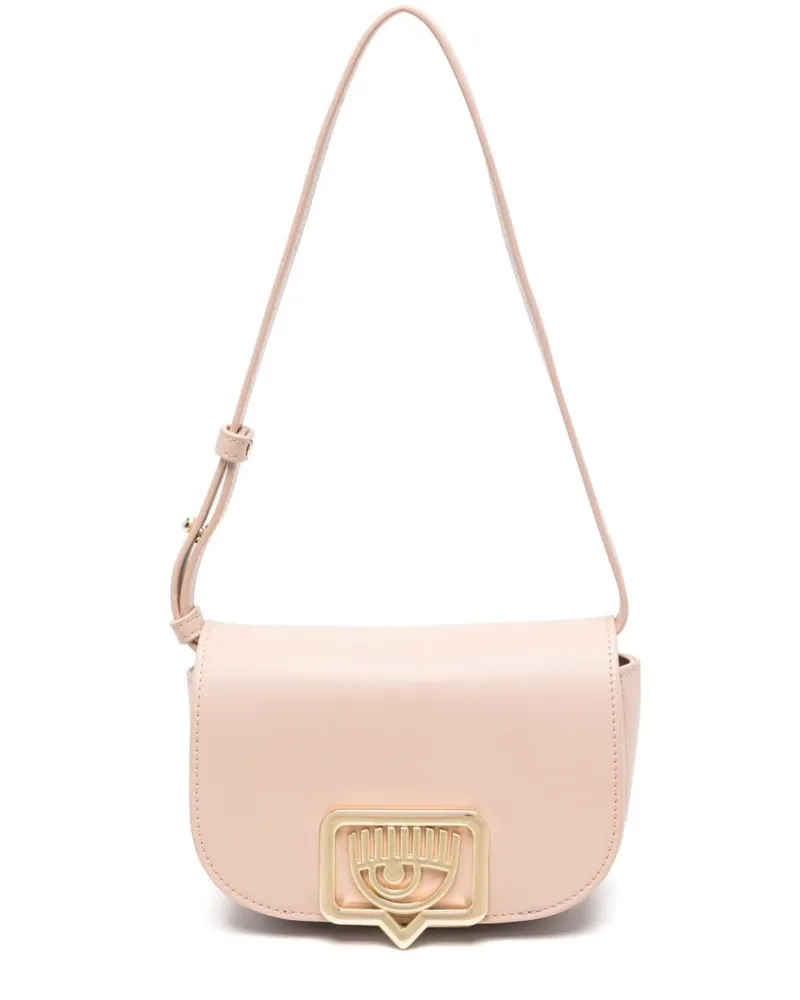 Chiara Ferragni Schultertasche mit Eyelike-Schild Rosa