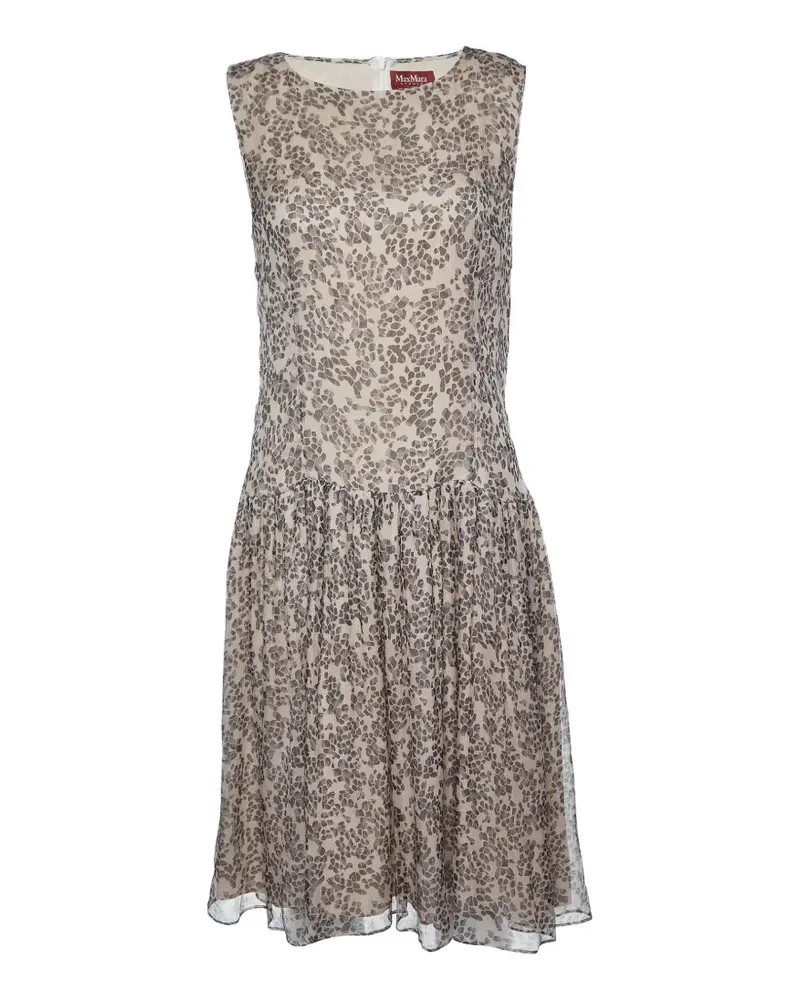 Max Mara Midikleid aus Seide - Nude Nude