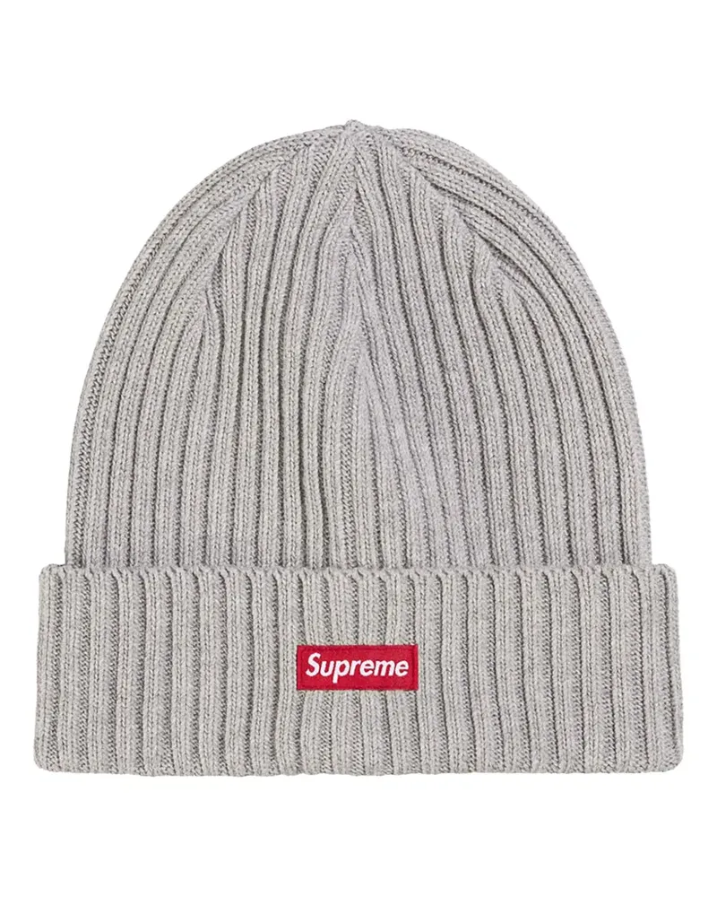Supreme Being Overdyed ribbed beanie hat - Grau Grau