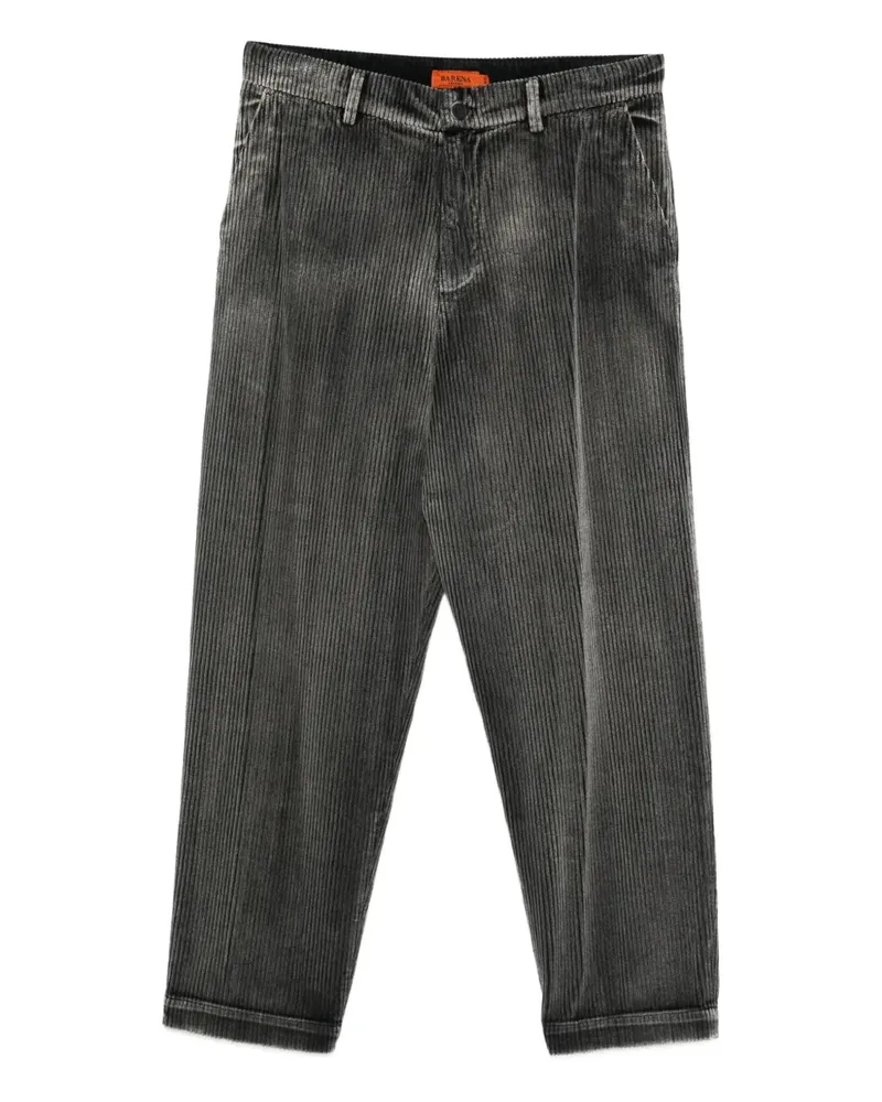 BARENA Gerippte Hose aus Cord - Schwarz Schwarz