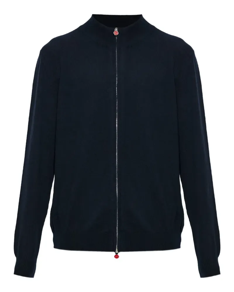 Kiton zip-up cashmere sweatshirt - Blau Blau
