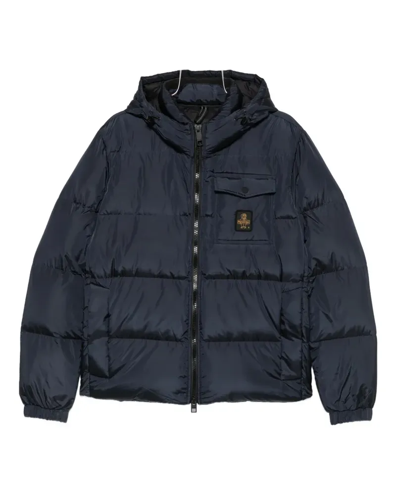 RefrigiWear quilted hooded jacket - Blau Blau