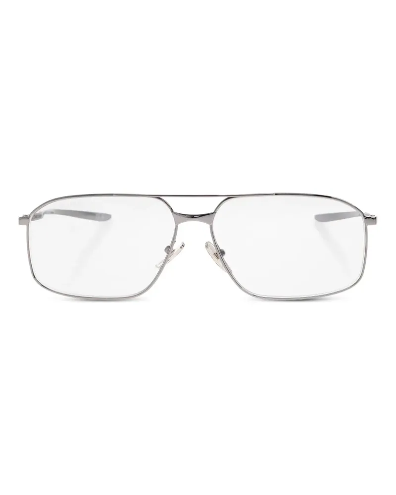 Balenciaga rectangle-frame sunglasses - Silber Silber