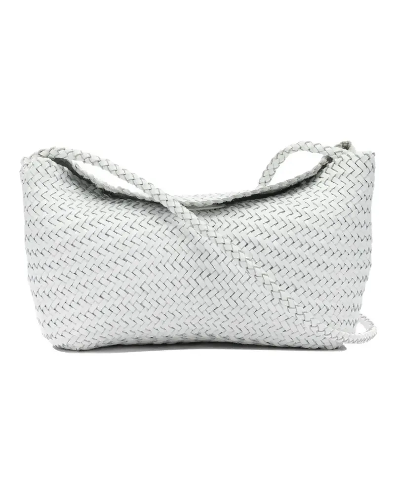 Dragon Diffusion small Corsina leather shoulder bag - Weiß Weiß