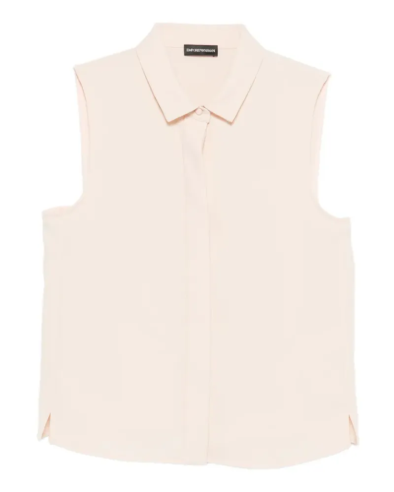 Emporio Armani sleeveless shirt - Nude Nude