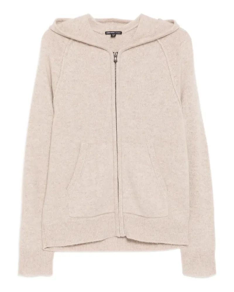 James Perse Hoodie aus Kaschmir - Nude Nude