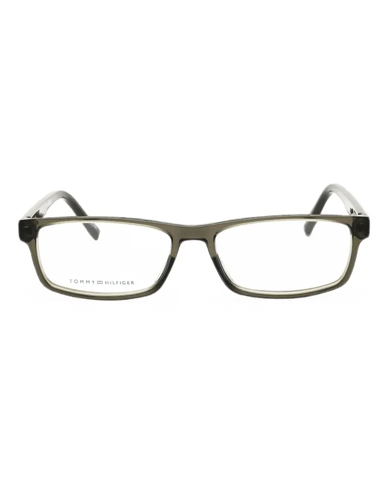 Tommy Hilfiger rectangle-frame glasses - Grau Grau