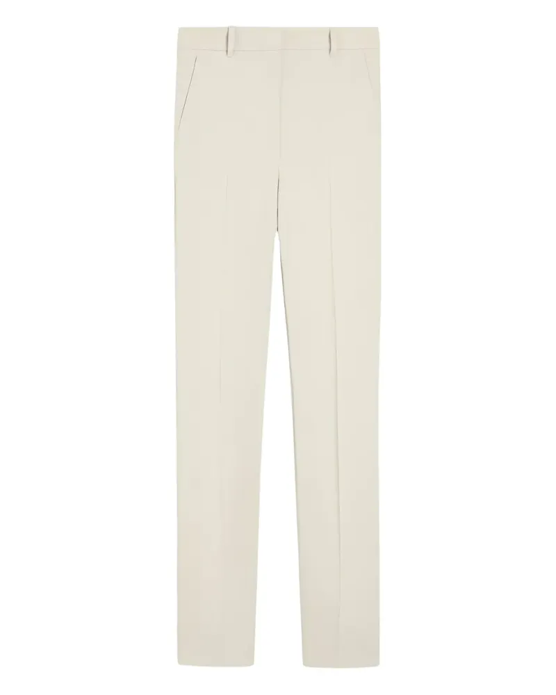 Max Mara Hose mit Saumschlitz - Nude Nude