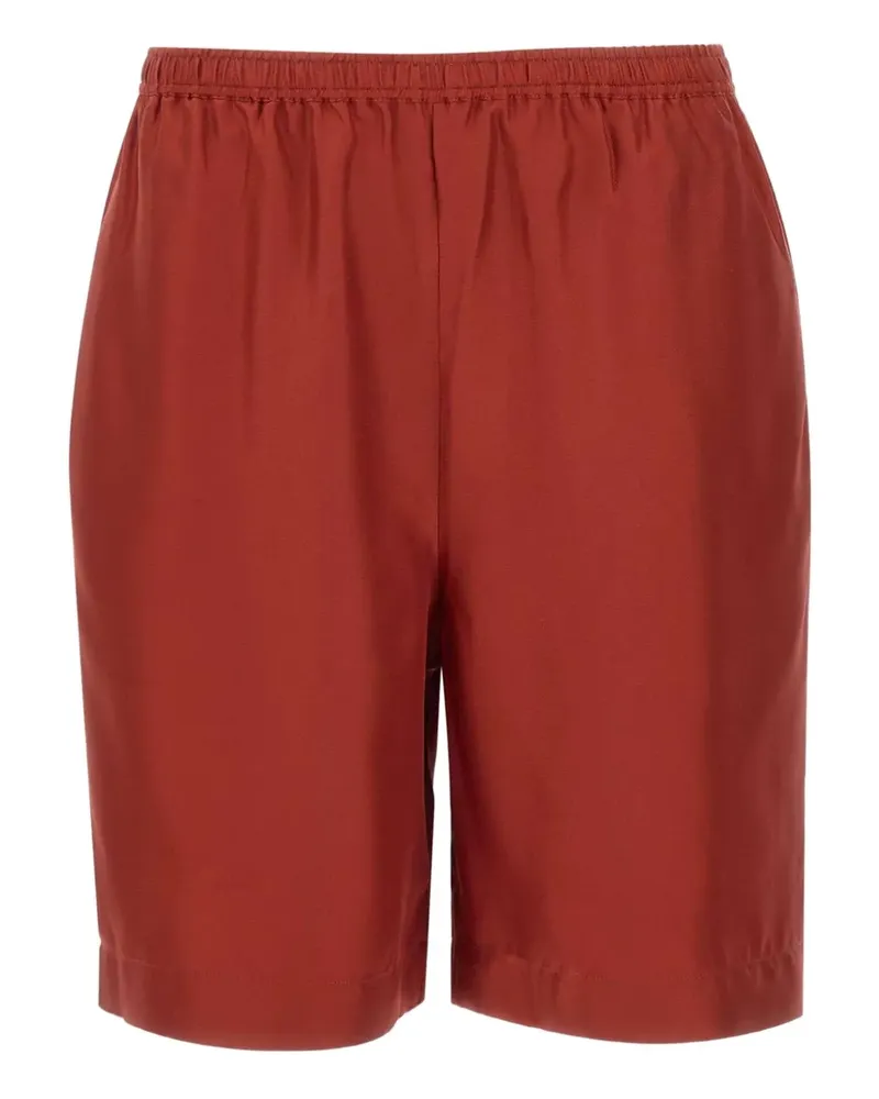 LOULOU Shorts mit elastischem Bund - Rot Rot