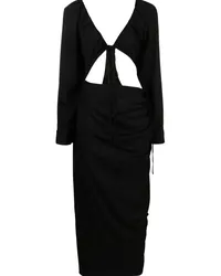 Christopher Esber Maxikleid mit Cut-Outs Schwarz