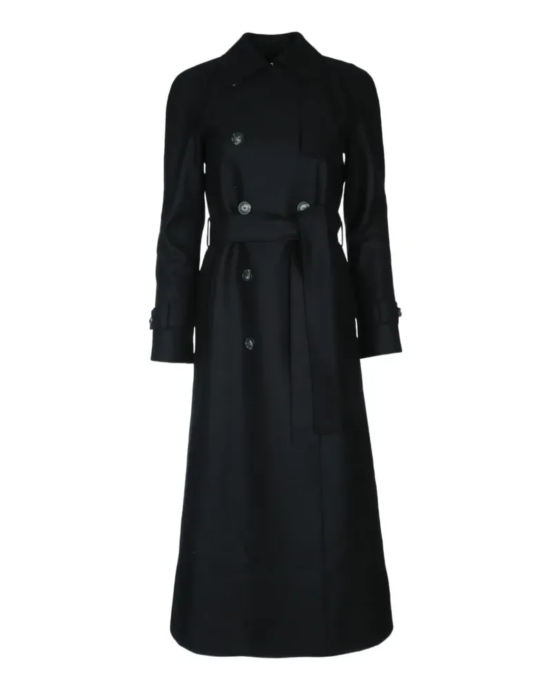 Harris Wharf London belted trench coat - Schwarz Schwarz
