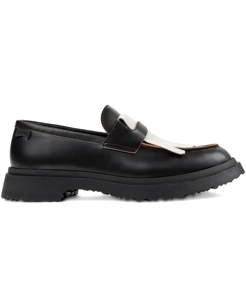 Camper Twins Loafer mit Fransen - Schwarz Schwarz