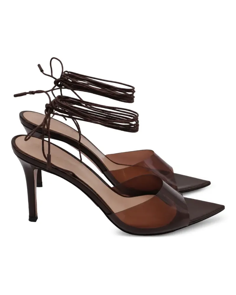 Gianvito Rossi 2021 Skye pointed-toe sandals - Weiß Weiß