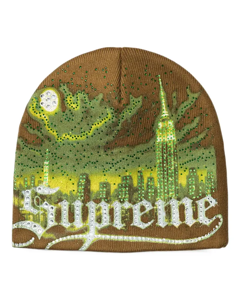 Supreme Being Cityscape Beanie - Braun Braun