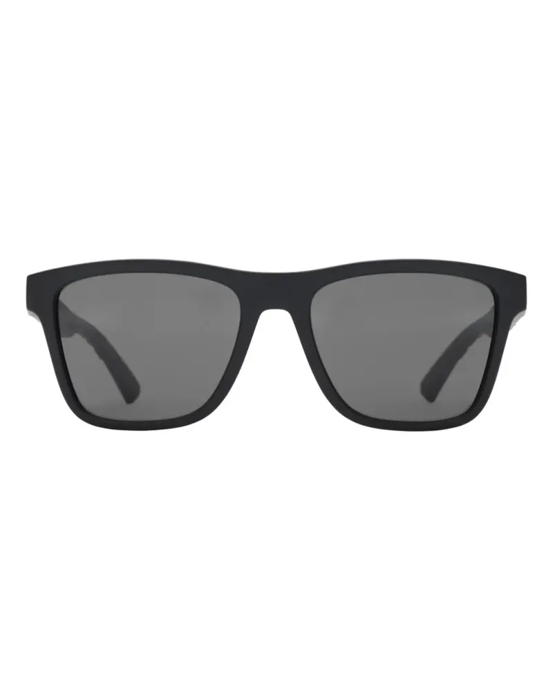 Burberry textured Check square sunglasses - Schwarz Schwarz