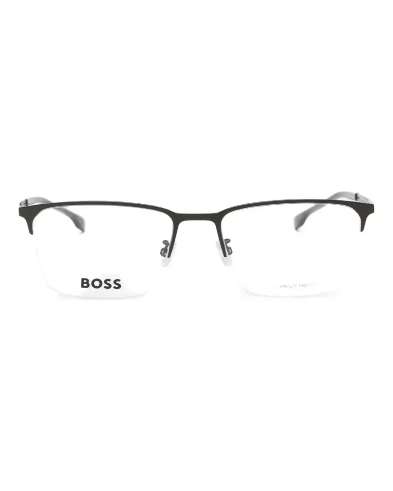 HUGO BOSS square-frame glasses - Grau Grau