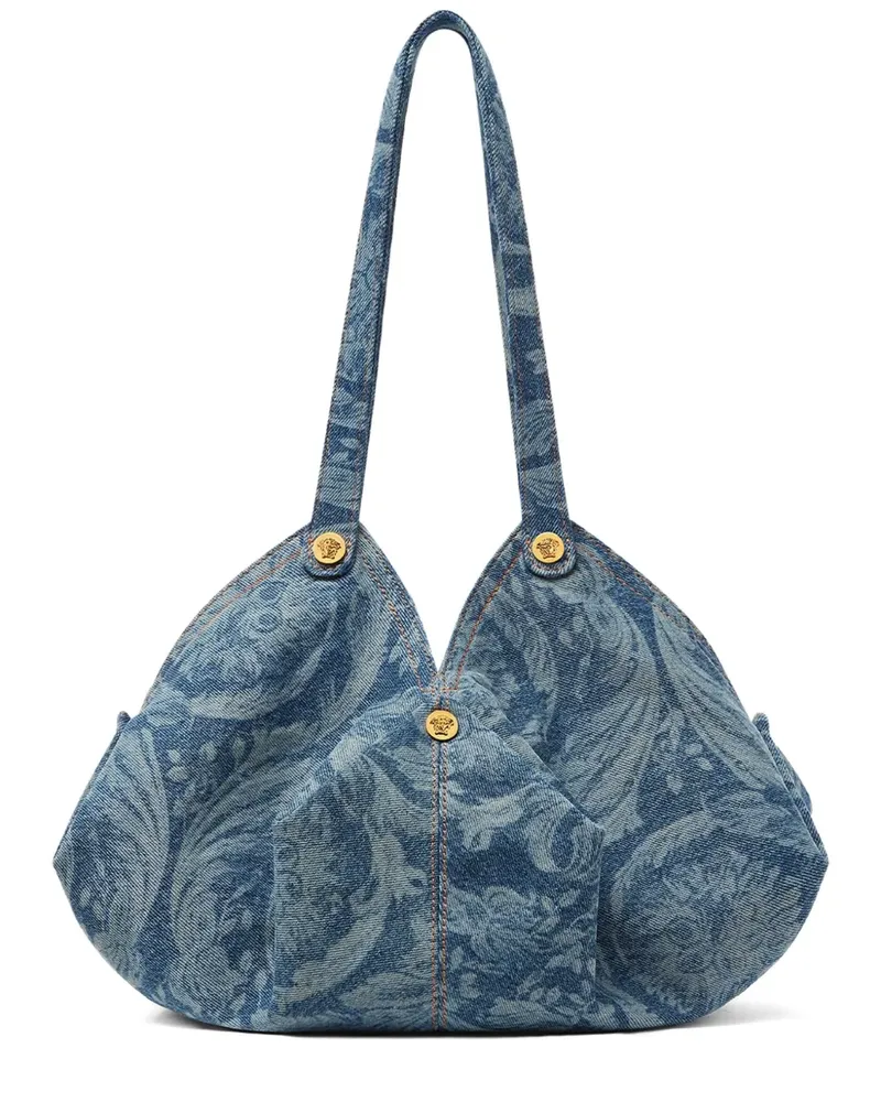Versace Protea' Schultertasche - Blau Blau