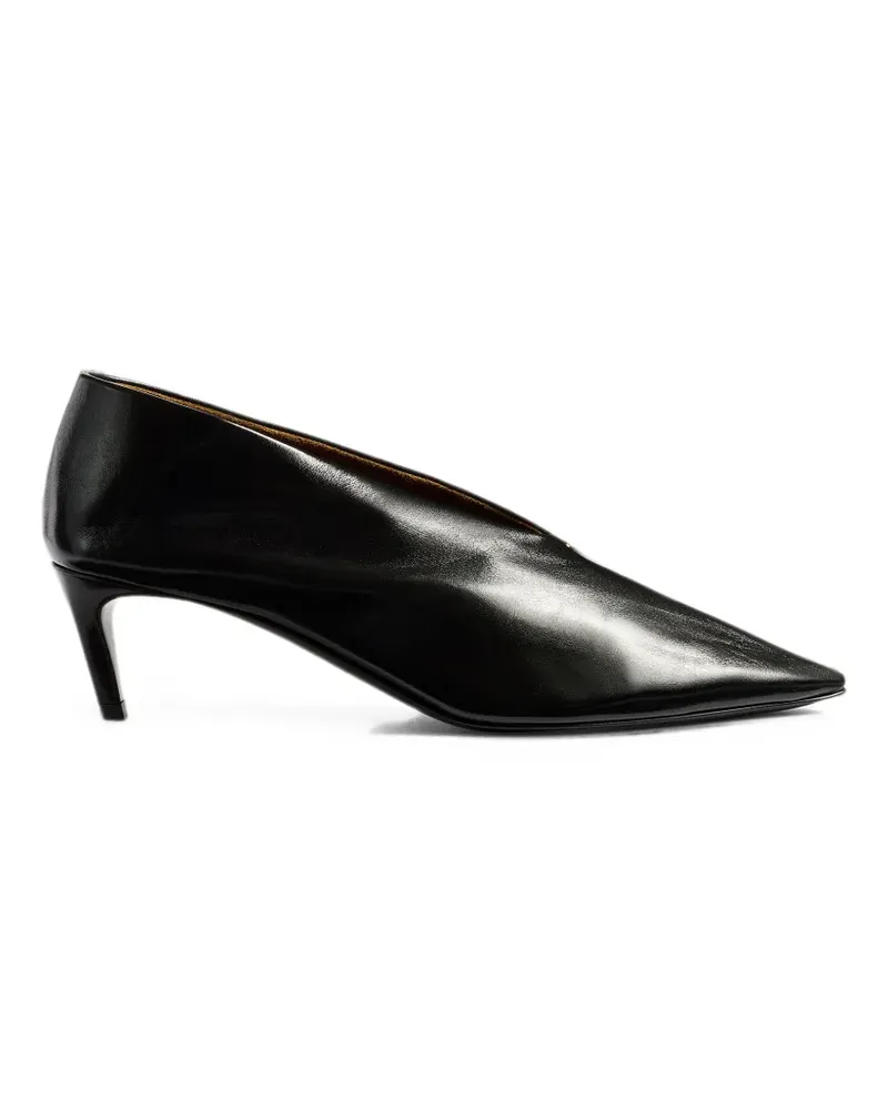 KHAITE pointed-toe high-vamp pumps - Schwarz Schwarz