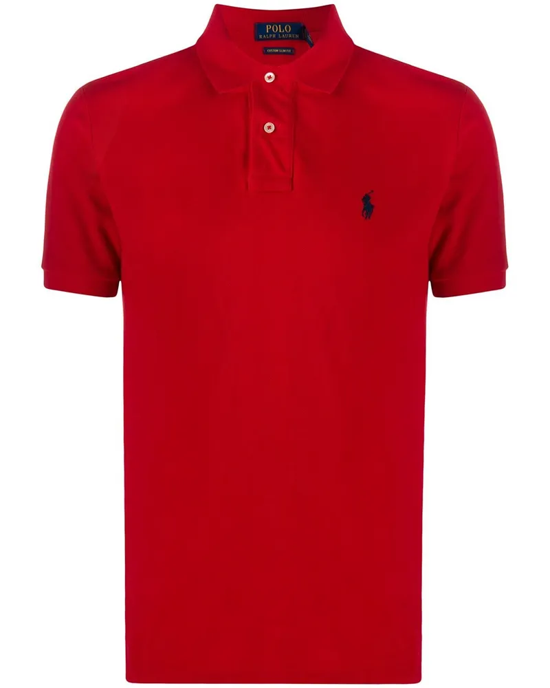 Ralph Lauren Poloshirt mit Logo-Stickerei - Rot Rot