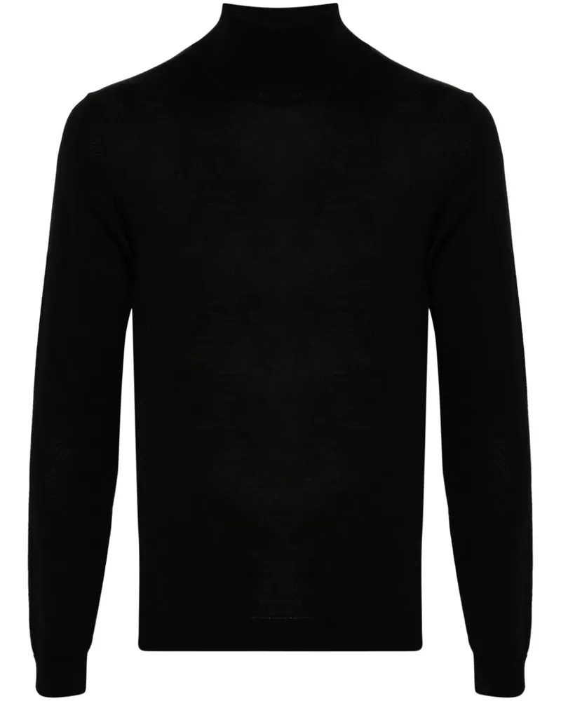 Roberto Collina Pullover aus Merinowolle - Schwarz Schwarz