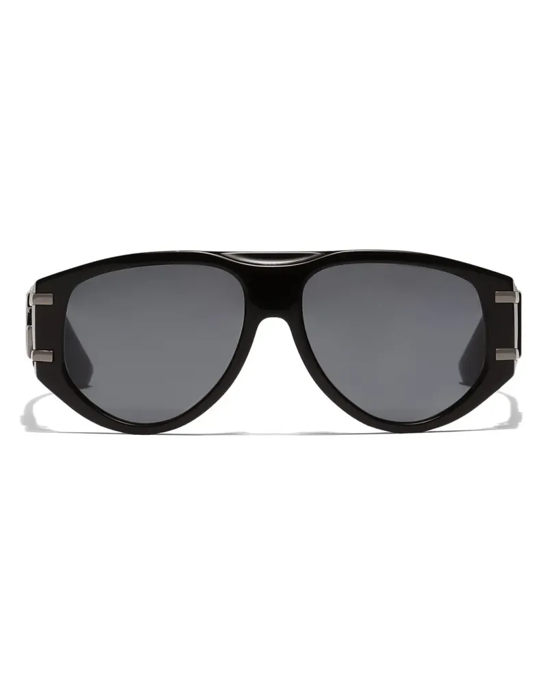Dolce & Gabbana DG Griffe Sonnenbrille - Schwarz Schwarz