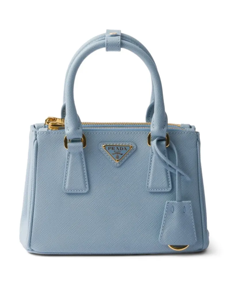 Prada Mini Galleria Tasche - Blau Blau