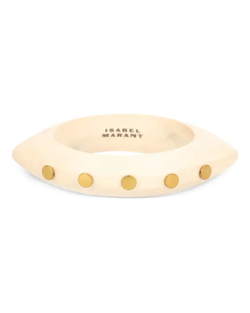 Isabel Marant studded bangle bracelet - Nude Nude