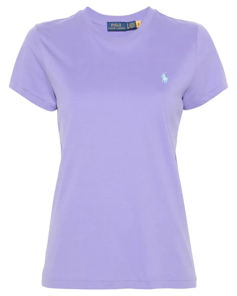 Ralph Lauren T-Shirt aus Baumwolljersey - Violett Violett