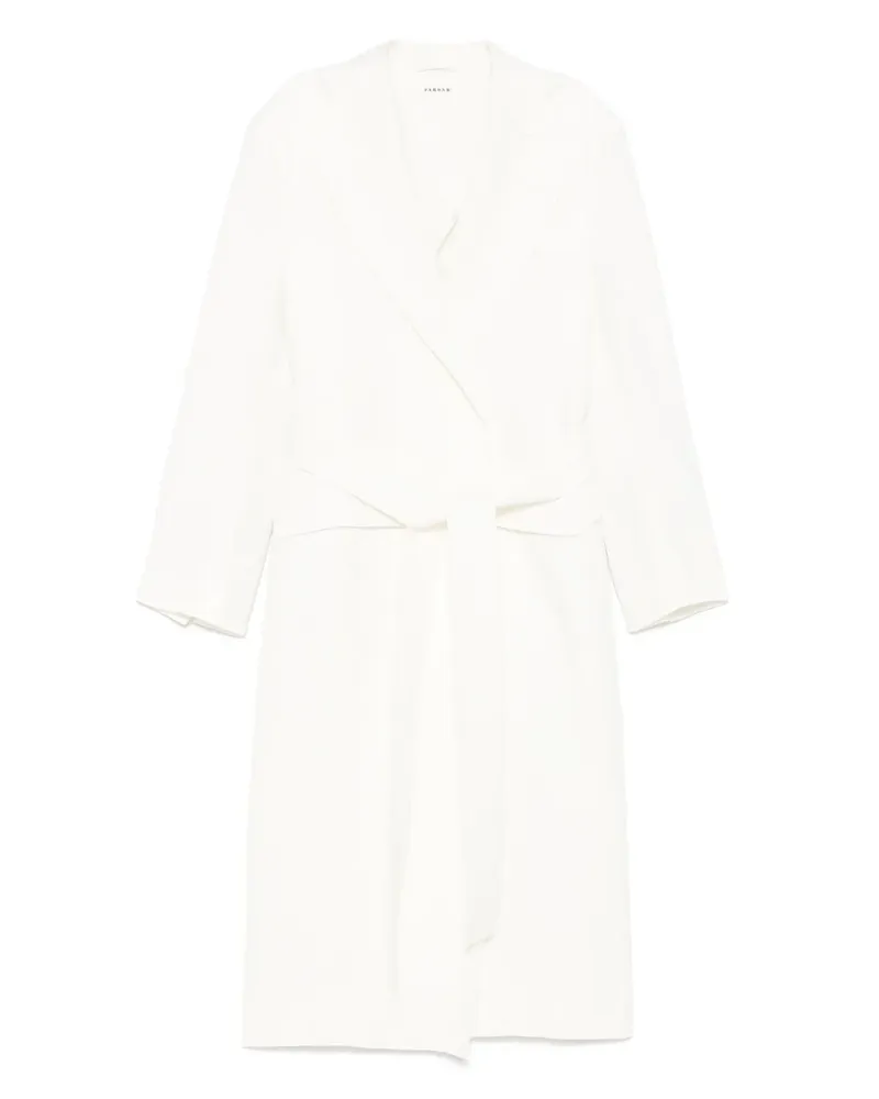P.A.R.O.S.H. P.A.R.O H. Trenchcoat mit Gürtel - Weiß Weiß