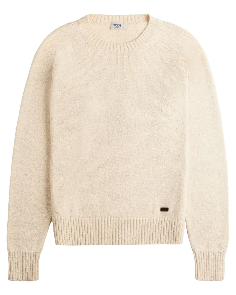 TOD'S Pullover mit Logo-Applikation - Nude Nude