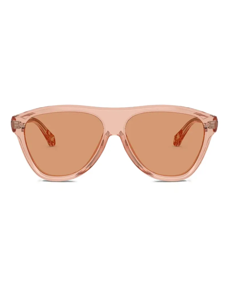 Moncler Incline Sonnenbrille mit geometrischem Gestell - Rosa Rosa