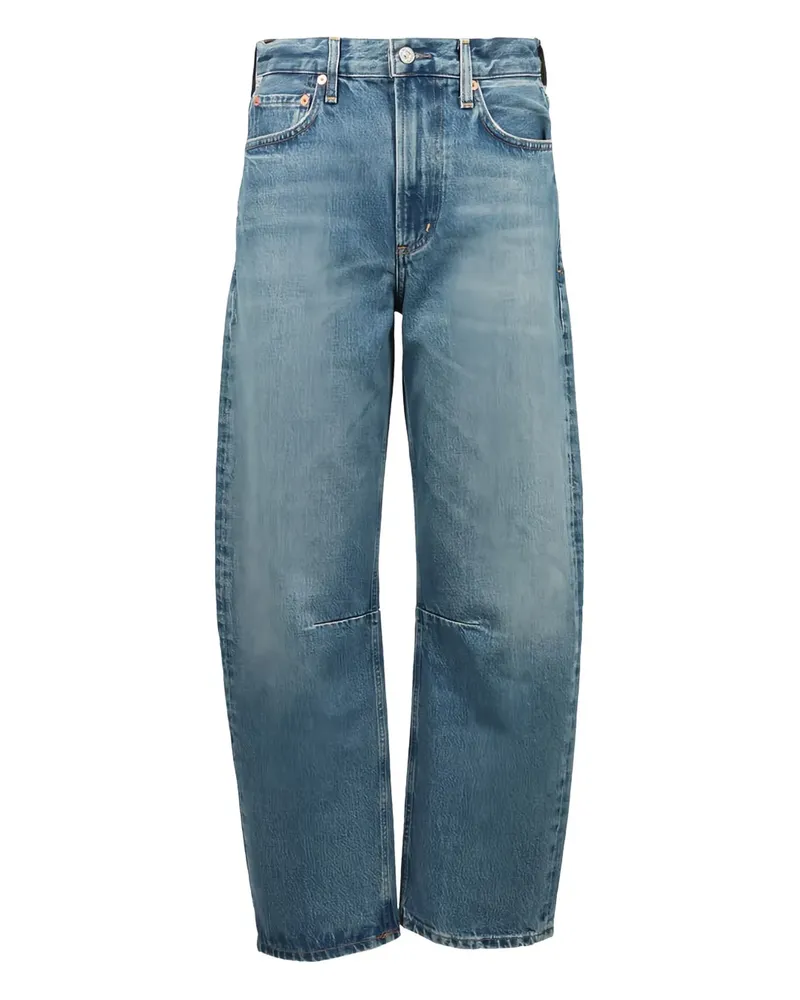AGOLDE Jeans mit Logo-Patch - Blau Blau