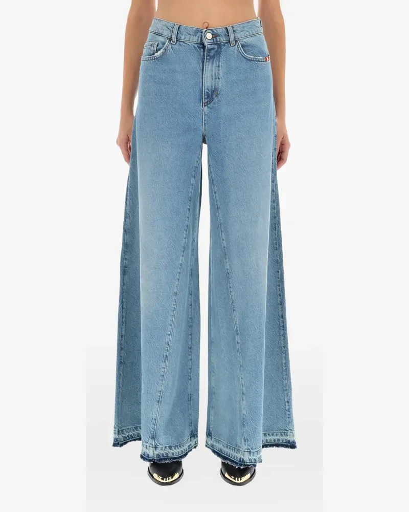 Amish frayed jeans - Blau Blau