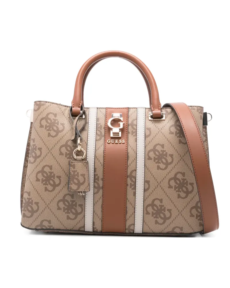 Guess Shopper mit Monogrammmuster - Nude Nude