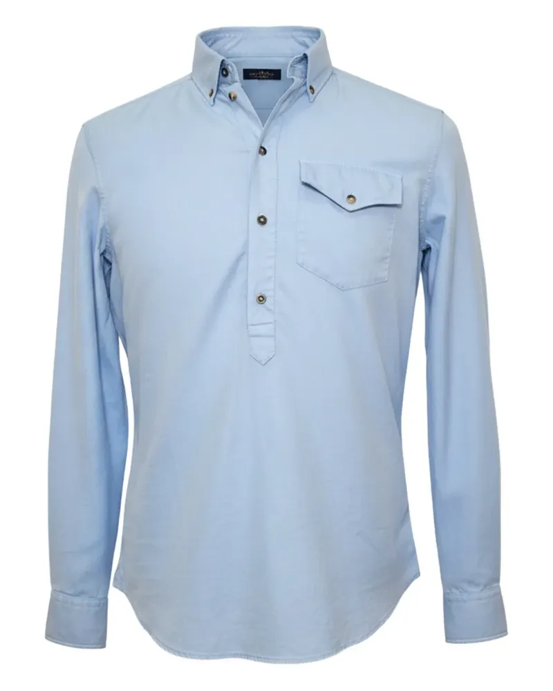 Brunello Cucinelli pocket polo shirt - Blau Blau
