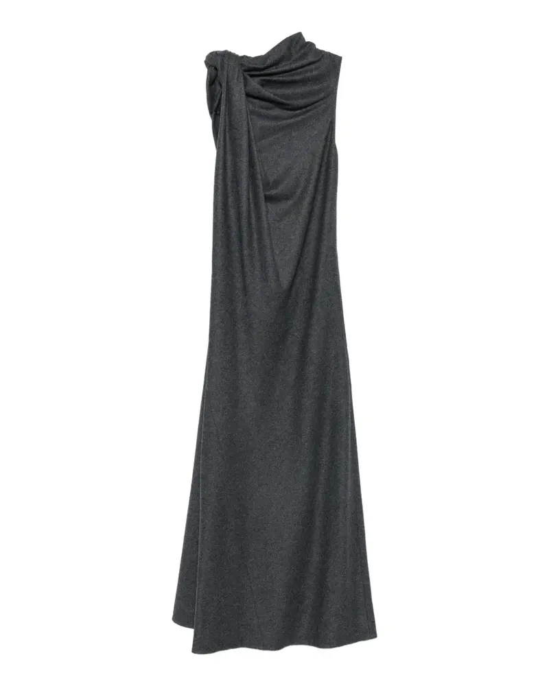 Petar Petrov draped sleeveless maxi dress - Grau Grau