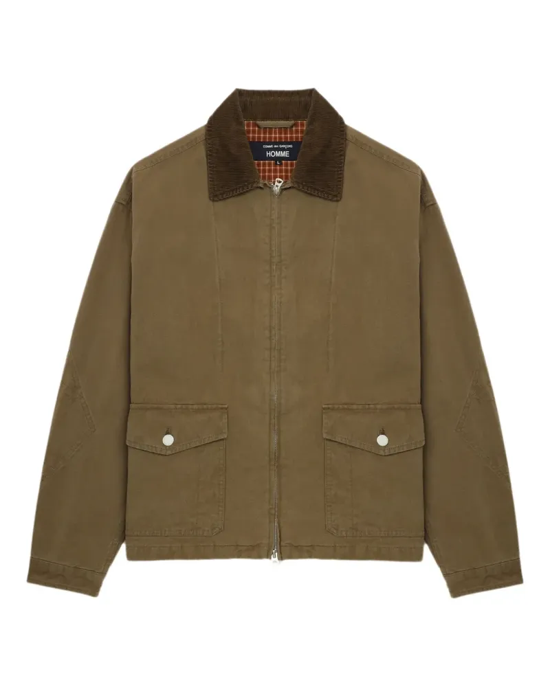 Comme des Garçons Jacke mit Cordkragen - Grün Grün