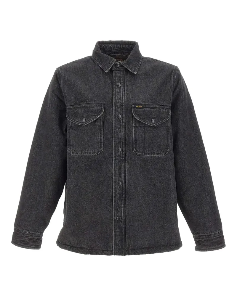 Filson fleece-lined denim jacket - Schwarz Schwarz
