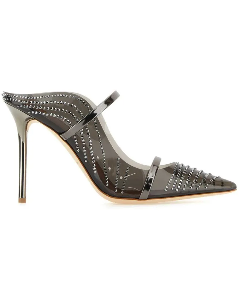 Malone Souliers Maureen Mules mit Verzierung 100mm - Grau Grau