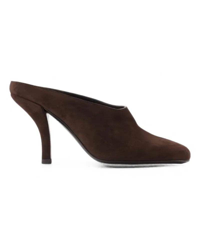 Totême Contour Mules aus Wildleder - Braun Braun