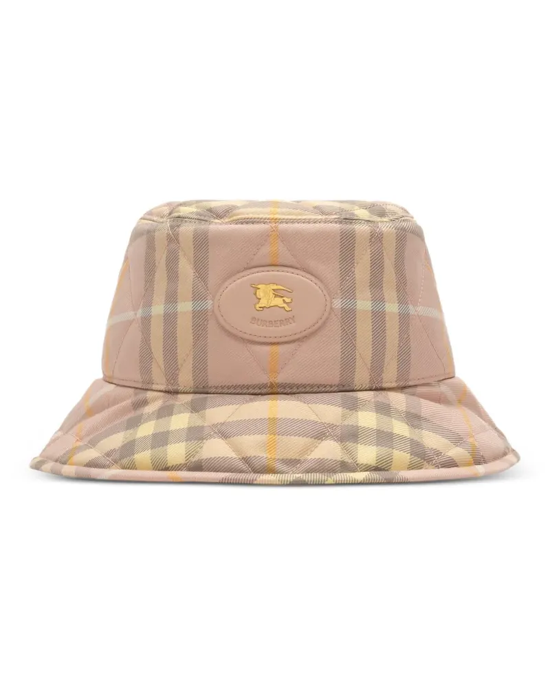 Burberry gesteppter Horseshoe Fischerhut - Rosa Rosa