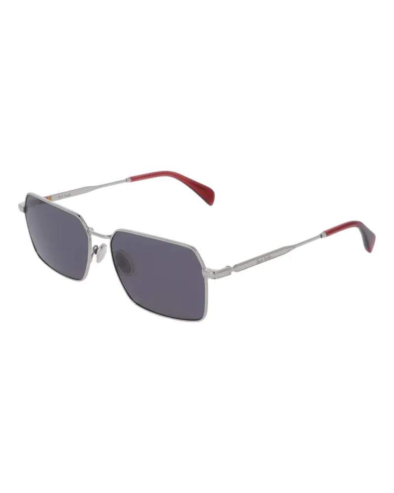 Paul Smith Matheson Sonnenbrille mit geometrischem Gestell - Silber Silber