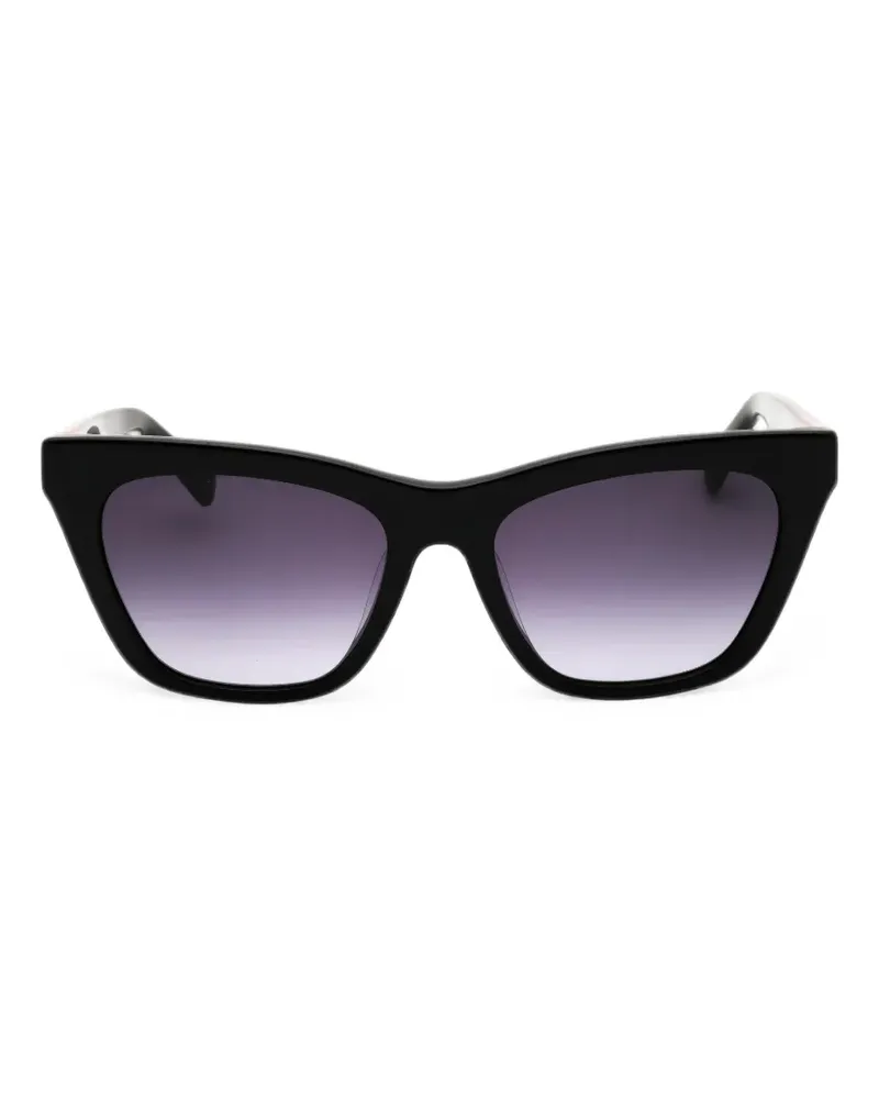 Longchamp Cat-Eye-Sonnenbrille - Schwarz Schwarz