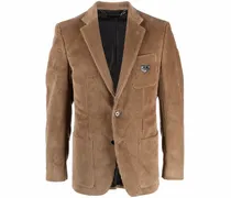Einreihiges Cordsakko - Nude