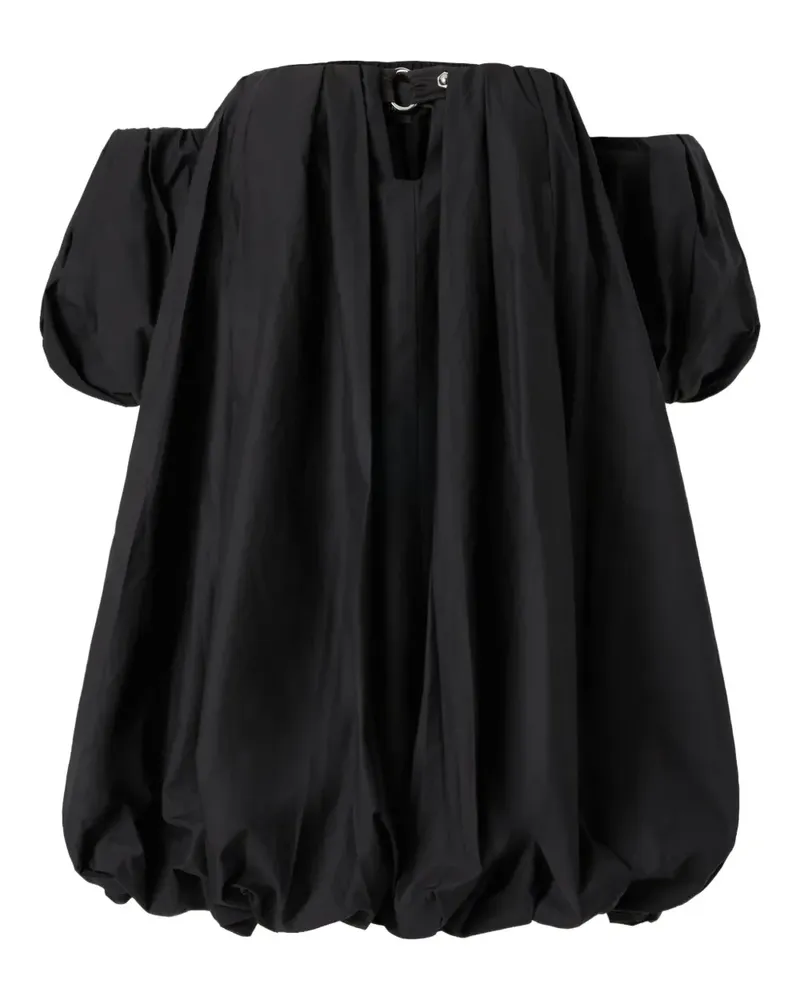 Pinko Minikleid mit Ballonsaum - Schwarz Schwarz