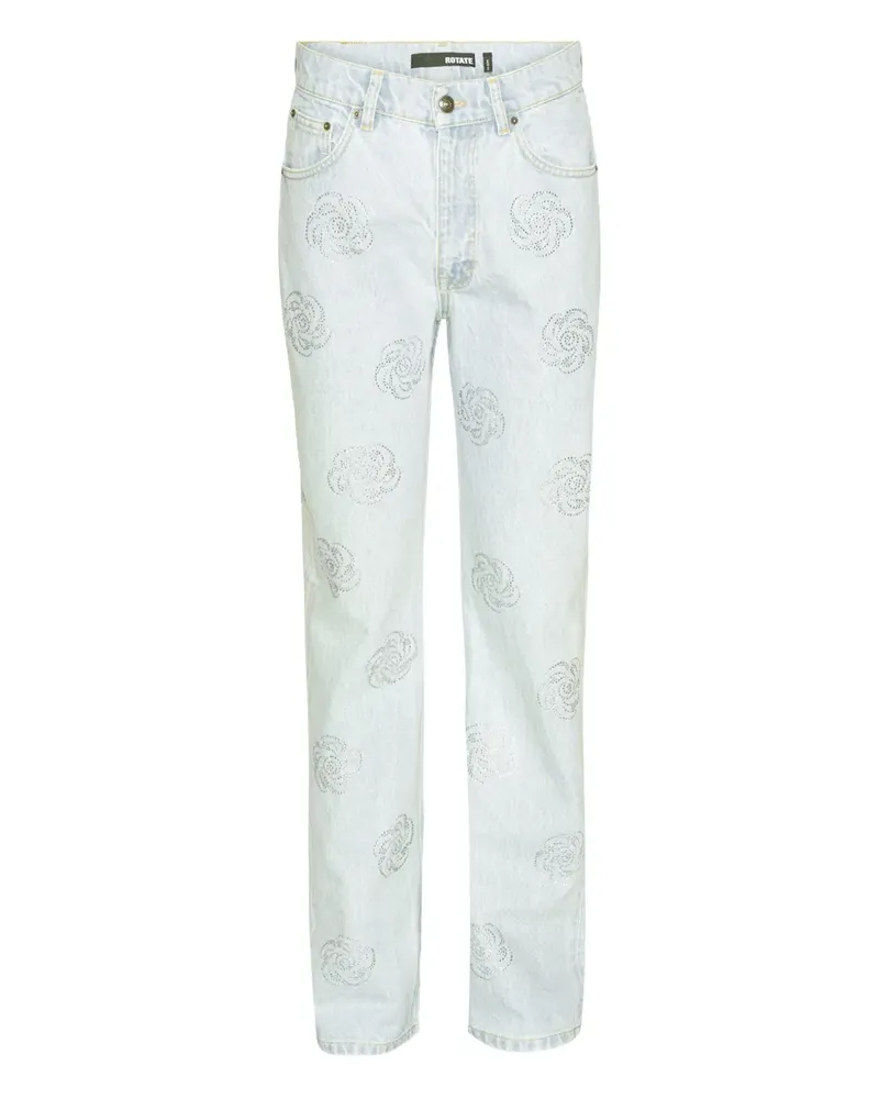 ROTATE Birger Christensen Jeans mit Nieten - Blau Blau