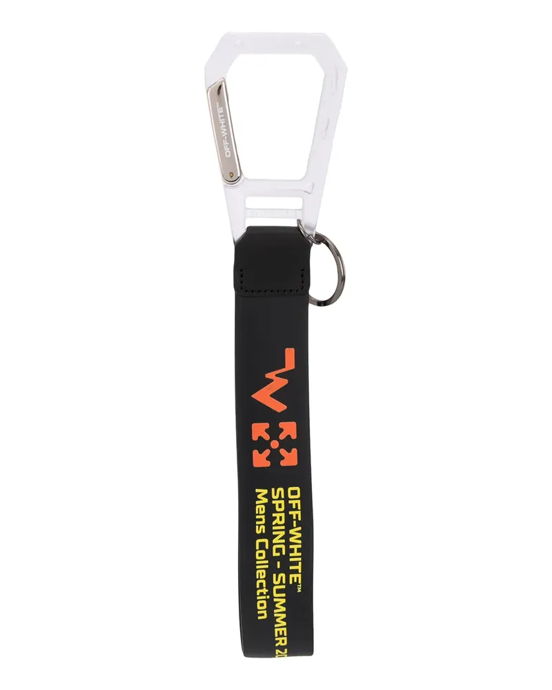 OFF-WHITE Schlüsselanhänger mit Print - Schwarz Schwarz