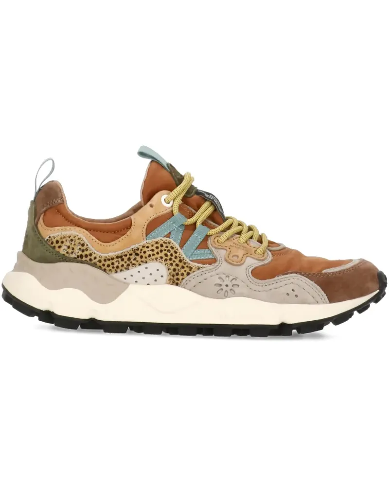 Flower MOUNTAIN Sneakers mit Einsätzen - Braun Braun