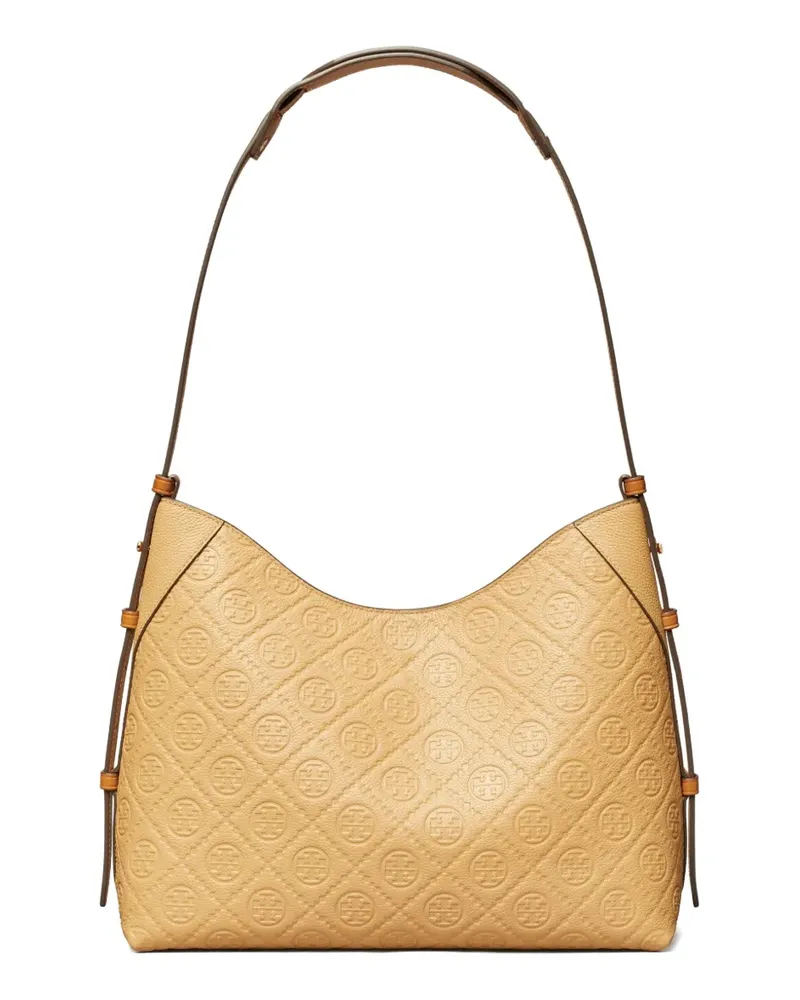 Tory Burch Schultertasche mit T-Monogramm - Nude Nude
