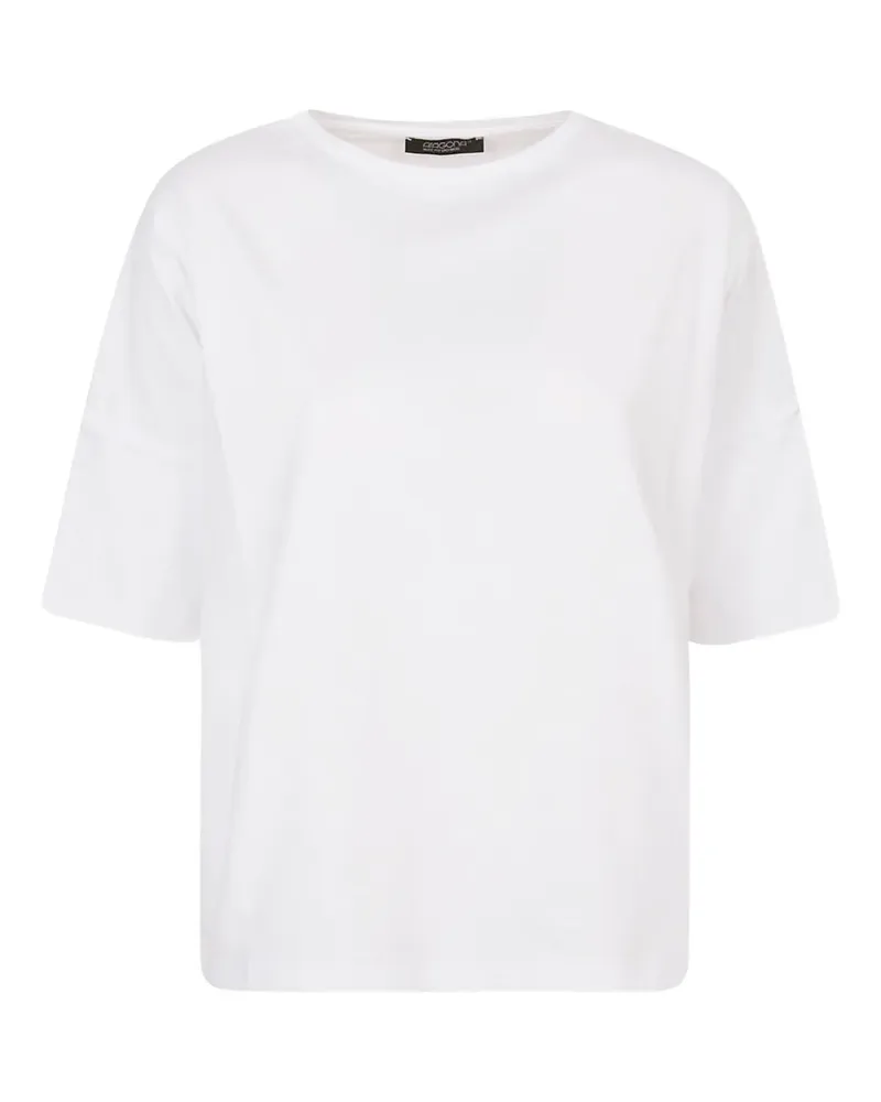 ARAGONA cotton T-shirt - Weiß Weiß